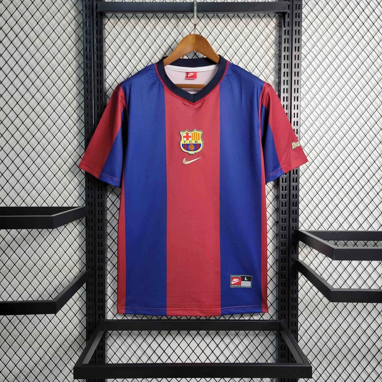 Camiseta retro local del FC Barcelona 1998/99