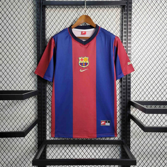 Camiseta retro local del FC Barcelona 1998/99
