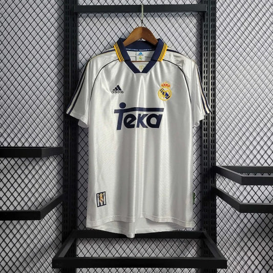 Camiseta retro local del Real Madrid 1998/2000