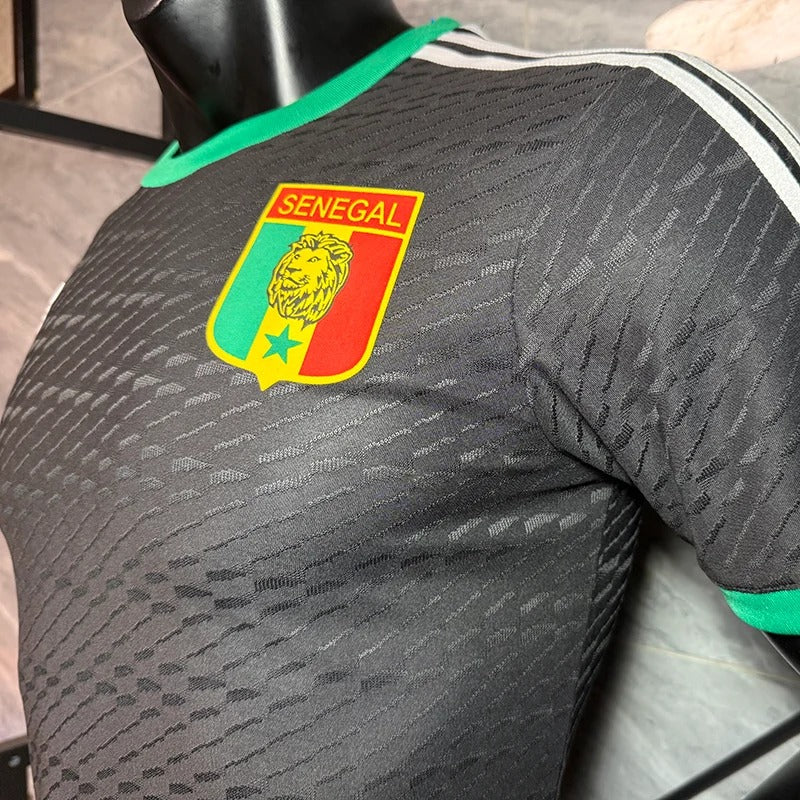 Camiseta retro negra de Senegal 2026, versión jugador