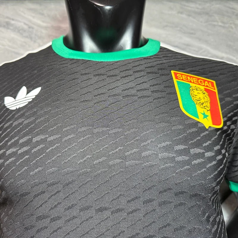 Camiseta retro negra de Senegal 2026, versión jugador