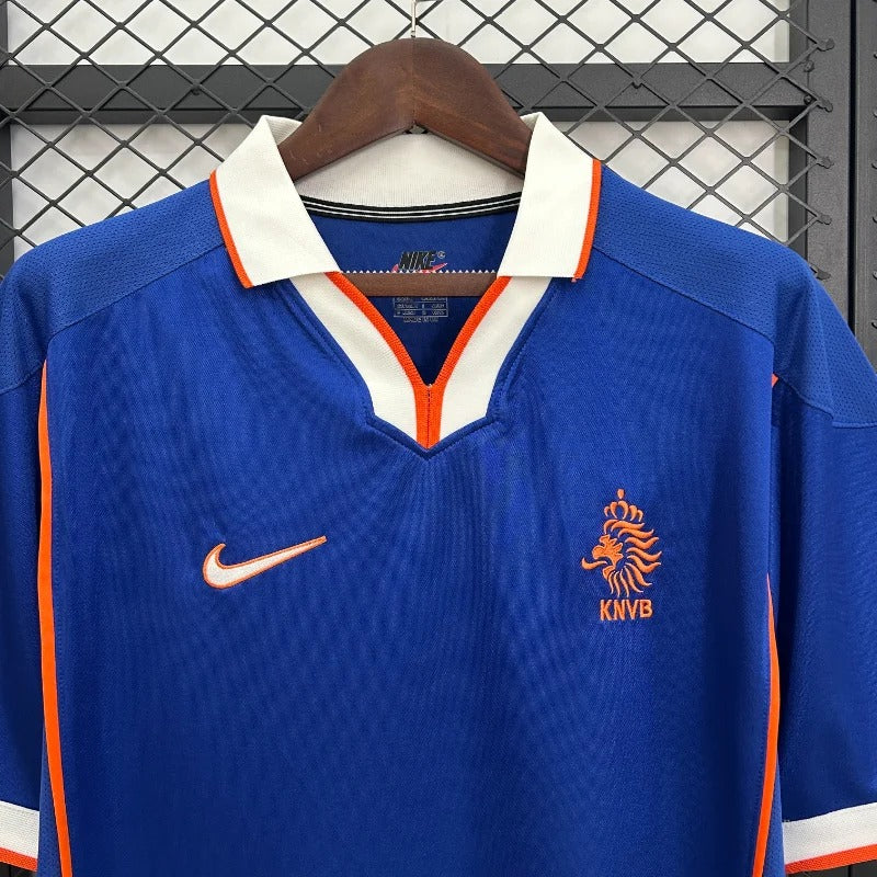 Camiseta retro visitante de Holanda 1998
