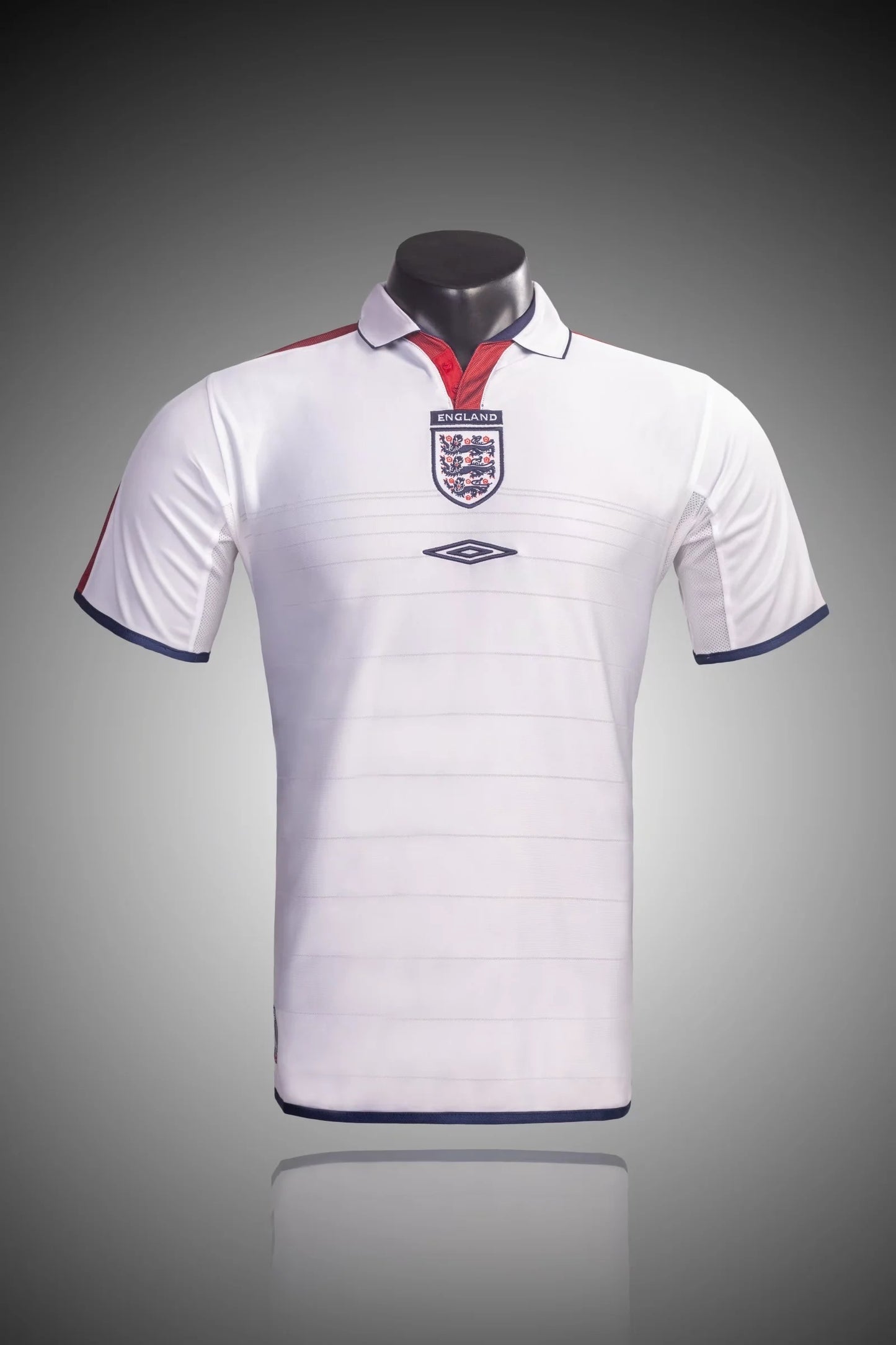 Camiseta retro de local de Inglaterra 2004 edición fan