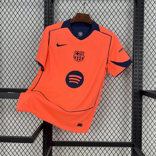 Camiseta de la tercera equipación del FC Barcelona 25/26, edición fan