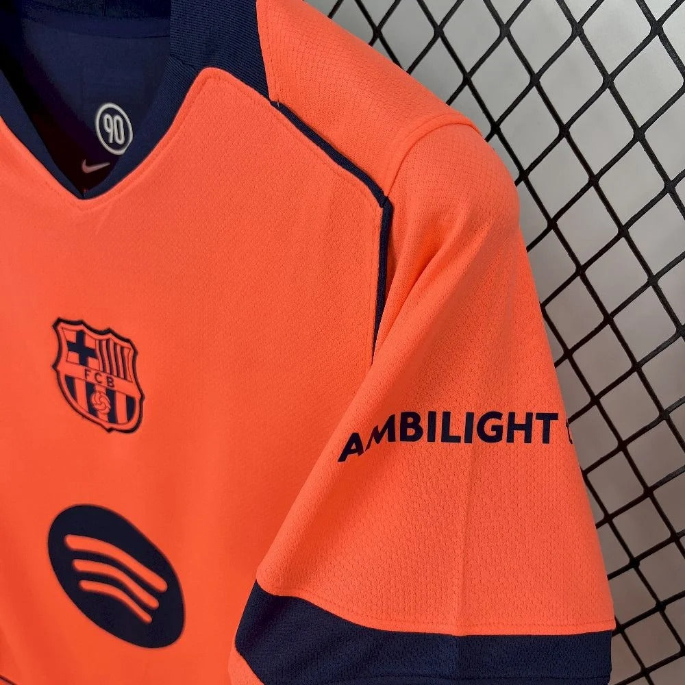 Camiseta de la tercera equipación del FC Barcelona 25/26, edición fan